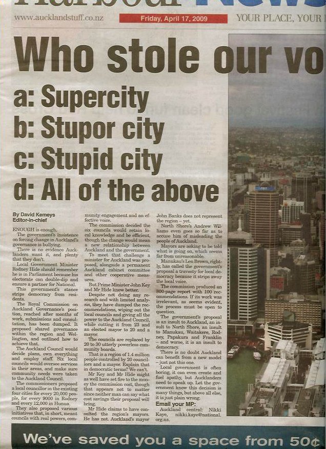 Harbour News Editorial Harbour News Editorial