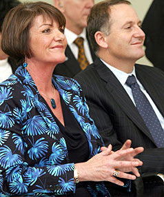 Key and Tolley looking very smug