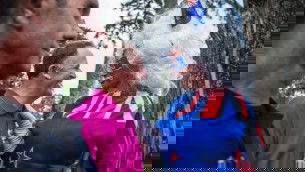 Ummm . . . John, about your flag